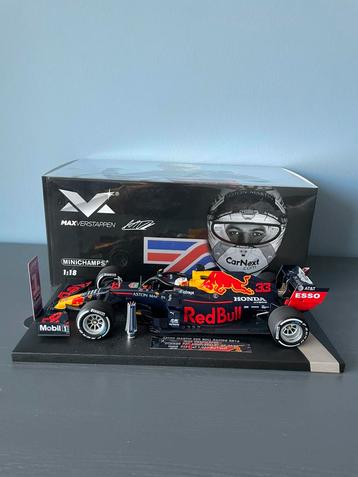 Max Verstappen auto 1:18 2020 Winner 70 Anniversary beschikbaar voor biedingen