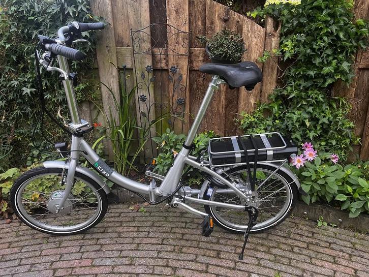 Beixo compact electra-7 low silver - nieuwstaat, Fietsen en Brommers, Fietsen | Vouwfietsen, Nieuw, Overige merken, 20 inch of meer