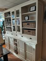 Landelijke buffetkast rieten manden 210 cm, Ophalen, Gebruikt, Landelijk, 200 cm of meer