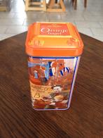 De Ruijter's Jubileumblik oranjehagel + geboorteblik muisjes, Ophalen of Verzenden, Gebruikt, Overige, Overige merken