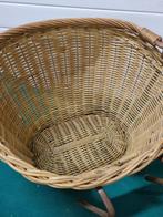 Fietsmand riet met hengsel groot, Huis en Inrichting, Woonaccessoires | Schalen en Manden, Ophalen of Verzenden
