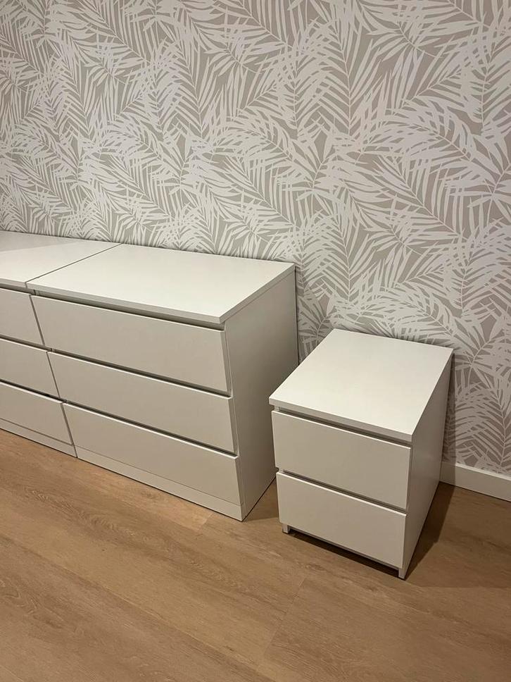 Witte Malm IKEA ladekast, Huis en Inrichting, Kasten | Ladekasten, Gebruikt, Minder dan 100 cm, 50 tot 100 cm, 25 tot 50 cm, Kunststof