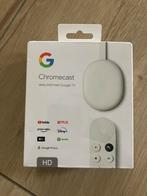 Chromecast HD met Google TV - Wit (Nieuw), Audio, Tv en Foto, Mediaspelers, Ophalen of Verzenden, Nieuw