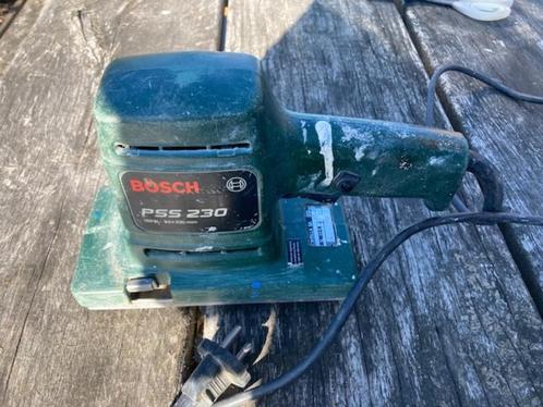 Vlakschuur, Schuurmachine, Bosch, Zwitsers fabrikaat, Doe-het-zelf en Verbouw, Gereedschap | Schuurmachines, Gebruikt, Vlakschuurmachine