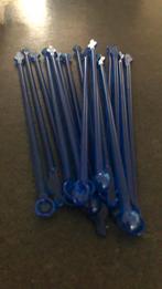 10 Blauwe Martini Roerstaafjes - Nieuw, Verzamelen, Ophalen of Verzenden, Nieuw