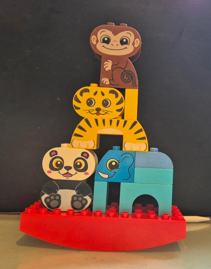 LEGO DUPLO Mijn Eerste Balancerende Dieren - 10884, Kinderen en Baby's, Speelgoed | Duplo en Lego, Zo goed als nieuw, Duplo, Complete set