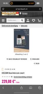 Ceezam Deurbel intercom systeem NIEUW, Ophalen of Verzenden, Nieuw