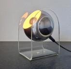 Vintage eyeball chroom tafellamp plexiglas jaren 60 70, Huis en Inrichting, Lampen | Tafellampen, Ophalen of Verzenden, Zo goed als nieuw