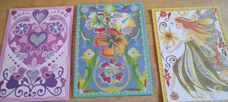 Knutselen met glitters, Hobby en Vrije tijd, Knutselen, Zo goed als nieuw, Materiaal, Ophalen of Verzenden