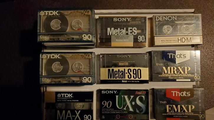 TDK MA-XG90 nieuw ongeopend, Cd's en Dvd's, Cassettebandjes, Nieuw in verpakking, Onbespeeld, Overige genres, 2 t/m 25 bandjes