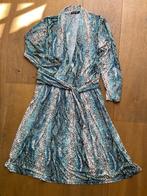Zomerjurkje Helena Hart maat L, Blauw, Maat 42/44 (L), Gedragen, Onder de knie