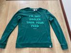 Groene sweater/ trui van NIK&NIK maat 16/176, Meisje, Trui of Vest, Ophalen of Verzenden, Zo goed als nieuw