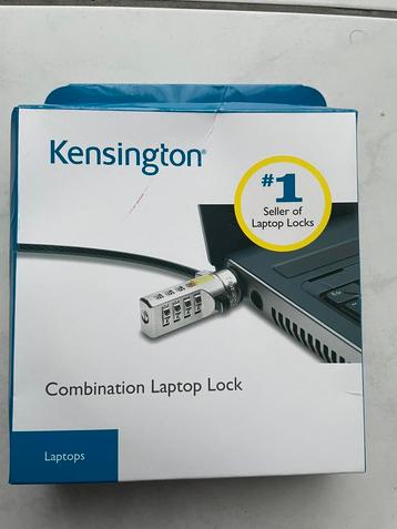 Kensington combination laptop lock