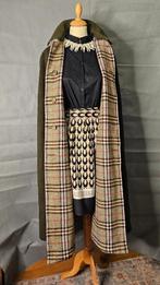 Prachtige Vintage Burberry's Wollen Omkeerbare Cape - Schots, Kleding | Dames, Jassen | Winter, Maat 38/40 (M), Verzenden, Beige