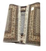 Handgeknoopt Perzisch tapijt loper / hal, Gebruikt, 200 cm of meer, Grijs, Rechthoekig