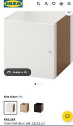 Kallax inzet met deur, Huis en Inrichting, Ophalen of Verzenden, Zo goed als nieuw
