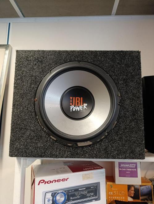 JBL Subwoofer met behuizing voor in auto - ca. 300 Watt, Auto diversen, Autospeakers, Gebruikt, Ophalen