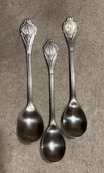 Vintage Gero Zilmeta eierlepeltjes en Gero letterlepeltjes, Ophalen of Verzenden, Gebruikt, Rvs of Chroom, Los bestek