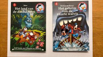 Disney boekjes uit de Serie Zelf Lezen met Donald en Mickey beschikbaar voor biedingen