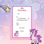 Unicornfeestje - kinderfeestje thuis, Verzenden, Nieuw, Feestartikel, Verjaardag