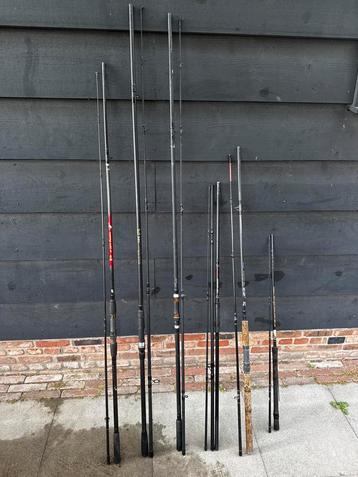 6 hengelsets (karper,doodaas,witvis) beschikbaar voor biedingen