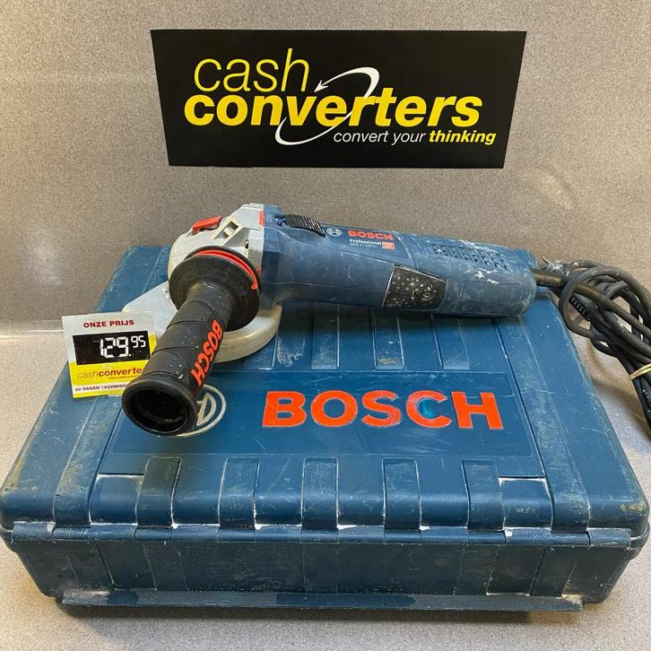 Bosch Haakse Slijper | GWS 17-125CI | 1700w |koffer | 362732, Doe-het-zelf en Verbouw, Gereedschap | Slijpmachines, Gebruikt, Haakse handslijpmachine