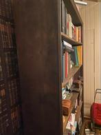 Donkerbruine Boekenkast - 1.33x2.17x0.32m, Ophalen, Met plank(en), Gebruikt, 100 tot 150 cm