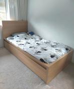 MALM Ikea bed met lades, Huis en Inrichting, Slaapkamer | Bedden, Ophalen, 90 cm, Eenpersoons, Wit