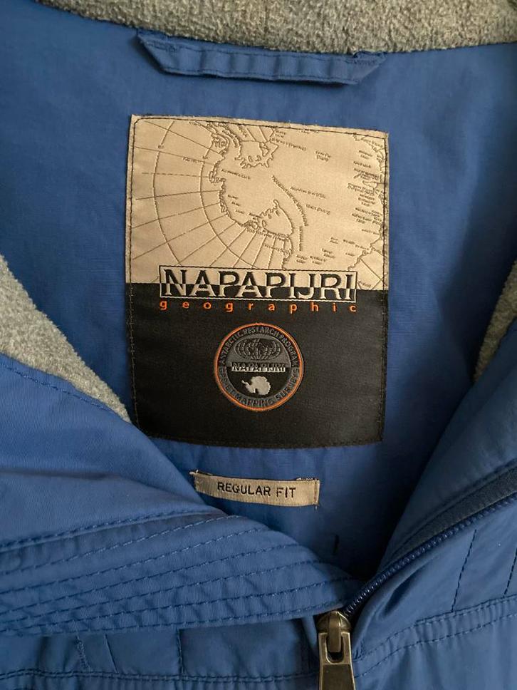 Napapijri Winter Parka XS - Royal Blue, Kleding | Heren, Jassen | Winter, Zo goed als nieuw, Blauw, Ophalen of Verzenden