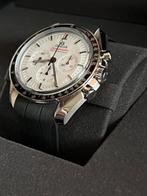 Omega speedmaster white face, Staal, Staal, Polshorloge, Ophalen of Verzenden