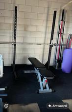 Squatrek - Pendlay heel stabiel zware kwaliteit, excl bankje, Sport en Fitness, Fitnessapparatuur, Ophalen, Gebruikt, Krachtstation