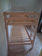 Stapelbed Whitewash incl. Lattenbodem, Gebruikt, 90 cm, Eenpersoons, 160 tot 180 cm