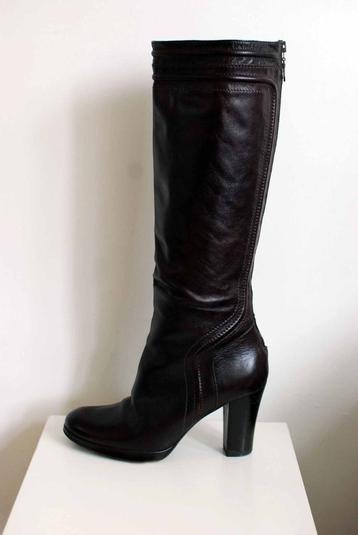 Angie leren laarzen – maat 38, bordeaux rood beschikbaar voor biedingen