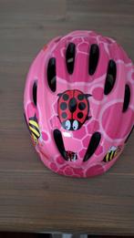 Roze kinderfietshelm met leuke afbeeldingen, Fietsen en Brommers, Ophalen, Overige maten, Zo goed als nieuw, Onbekend