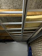 Aluminium ladder tweedelig uitschuifbaar, Doe-het-zelf en Verbouw, Ophalen, Zo goed als nieuw, Ladder, Opvouwbaar of Inschuifbaar