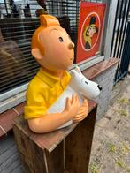 Kuifje en Bobby buste / beeld, Verzamelen, Ophalen, Zo goed als nieuw, Mens