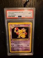 Kadabra 1999 Pokémon Base Set 1st Edition PSA 9 (Dutch), Hobby en Vrije tijd, Verzamelkaartspellen | Pokémon, Ophalen of Verzenden