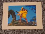 Disney litho's Tarzan (2000) en Pocahontas (1996), Ophalen of Verzenden, Pocahontas of Kl. Zeemeermin, Nieuw, Plaatje of Poster