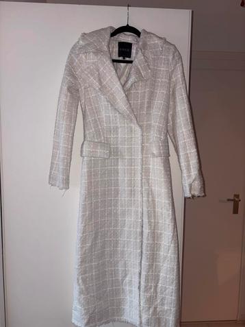 Nieuwe Nikkie Tweed Glitter Jas - Enkellang beschikbaar voor biedingen