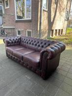 Chesterfield 3 zits, Ophalen of Verzenden, Zo goed als nieuw, 75 tot 100 cm, Driepersoons