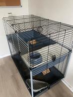 Complete konijnen uitzet met Ferplast kooi met twee etages, Ophalen, Kooi, Cavia, Zo goed als nieuw