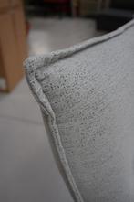 Luxe fauteuil Aron Jess Design metaal velvet stof lichtgrijs, Huis en Inrichting, Fauteuils, Ophalen, Zo goed als nieuw, Metaal