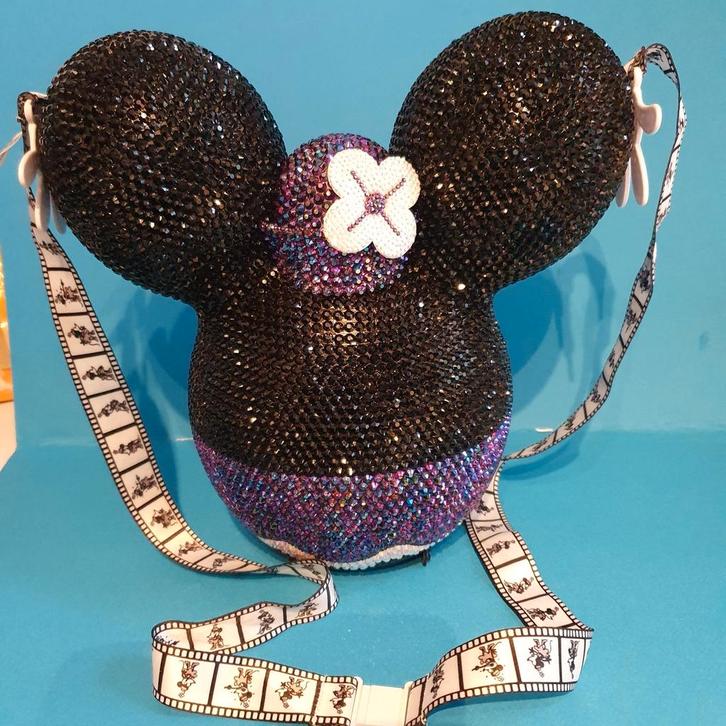 Disney Minnie Mouse bedazzle popcorn bucket, Verzamelen, Disney, Nieuw, Beeldje of Figuurtje, Mickey Mouse, Ophalen of Verzenden