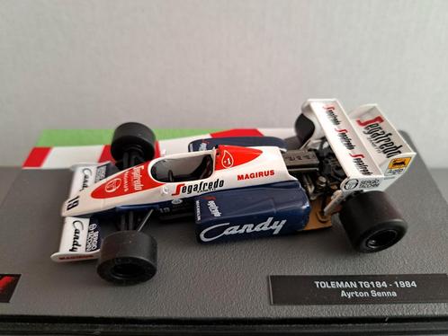 Formule 1 car collection, Toleman TG184, Ayrton Senna 1:43, Hobby en Vrije tijd, Modelauto's | 1:43, Zo goed als nieuw, Auto, Overige merken