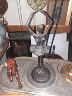 Bronzen beeld danseres, Antiek en Kunst, Ophalen of Verzenden