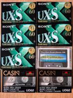 Nieuwe Cassettebandjes Sony UX-S 60 ,Casin , sony kalender., 2 t/m 25 bandjes, Overige genres, Ophalen of Verzenden, Nieuw in verpakking