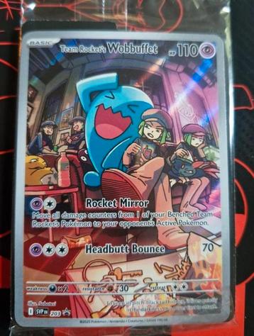 Team Rocket's Wobbuffet Promo Destined Rivals geseald  beschikbaar voor biedingen