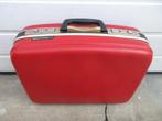 Vintage rode Spartanite koffer, Sieraden, Tassen en Uiterlijk, Koffers, Overige materialen, Gebruikt, Minder dan 50 cm, Ophalen of Verzenden