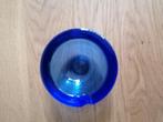 Blauw helder glazen asbakje  zware kwaliteit € 5,00, Glas, Schaal, Rond, Ophalen of Verzenden