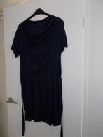 Mooie aparte elegante donkerblauwe jurk ( Zo goed als nieuw!, Blauw, Maat 46/48 (XL) of groter, Ophalen of Verzenden, Zo goed als nieuw